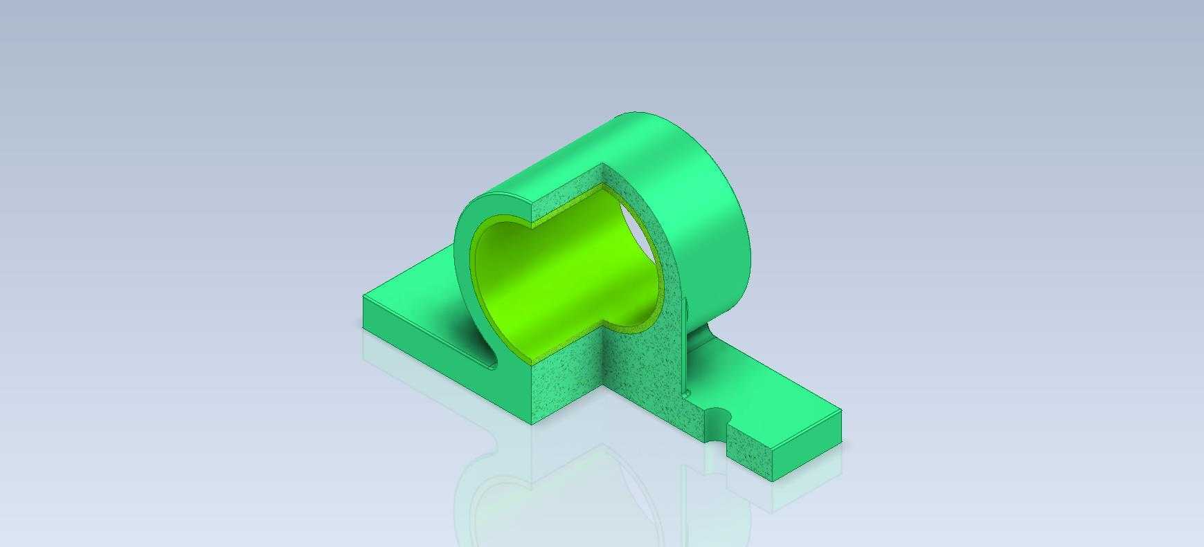 3D CAD 基础练习 044/Autodesk Inventor Pro