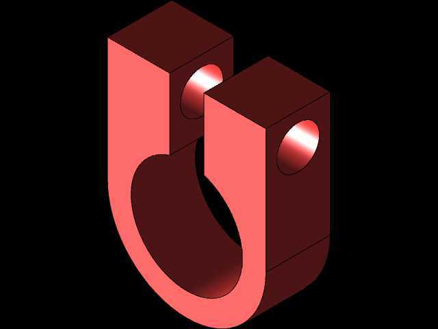 3D CAD 基础练习 005/Autodesk Inventor Pro