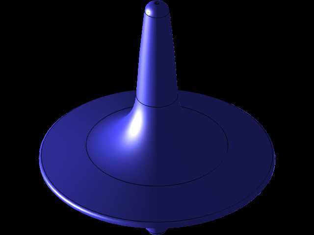 Studycadcam 3D CAD 练习 1100/Gyro_Top/Peonza_Perinola/Autodesk Inventor Pro