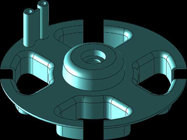 3D CAD 基础练习 / CATICS 3D09-M03/ Autodesk Inventor Pro