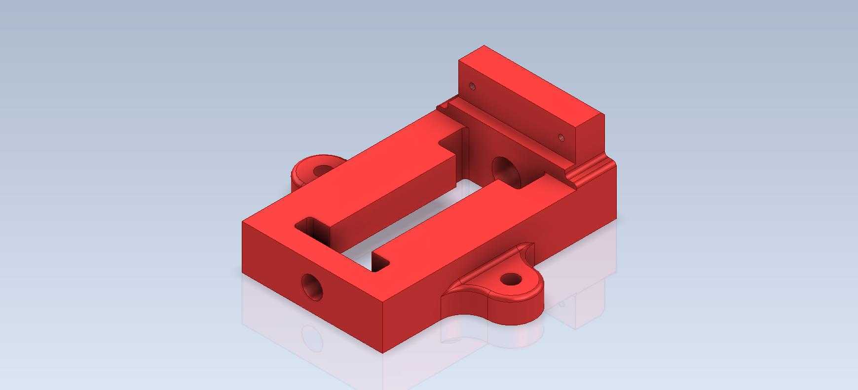 3D CAD 基本练习/固定夹具底座/Abrarazadera Fija 底座/Autodesk Inventor Pro