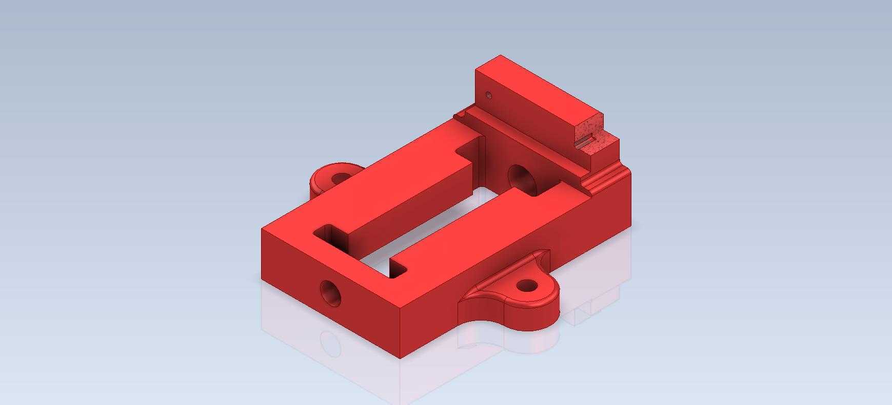 3D CAD 基本练习/固定夹具底座/Abrarazadera Fija 底座/Autodesk Inventor Pro