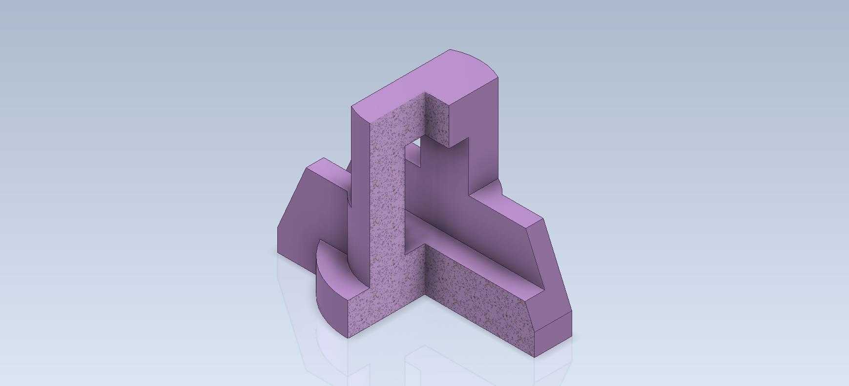 3D CAD 基础练习 081/Autodesk Inventor Pro
