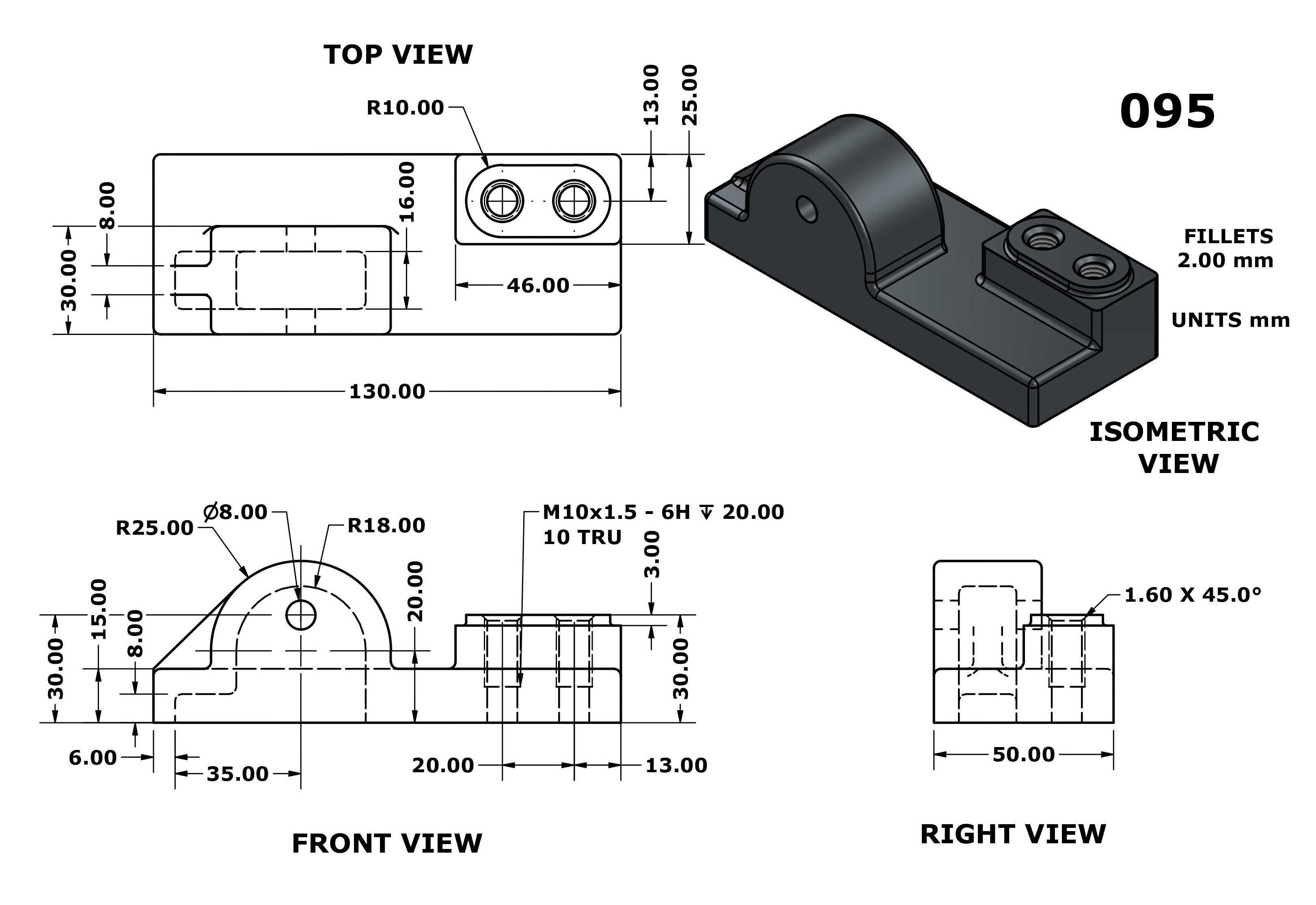 3D CAD 基本练习 095/Autodesk Inventor Pro