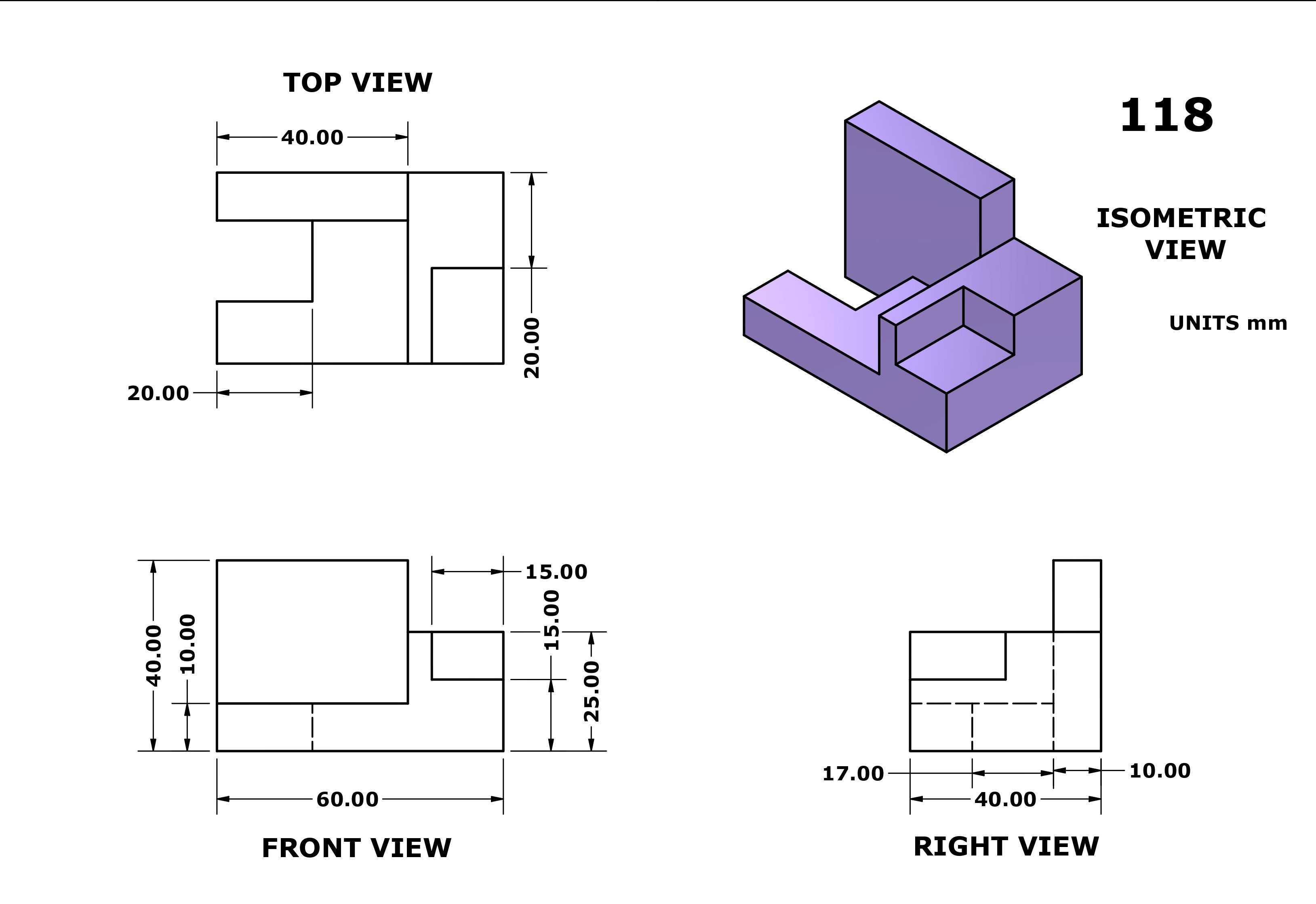 3D CAD 基本练习 118/Autodesk Inventor Pro