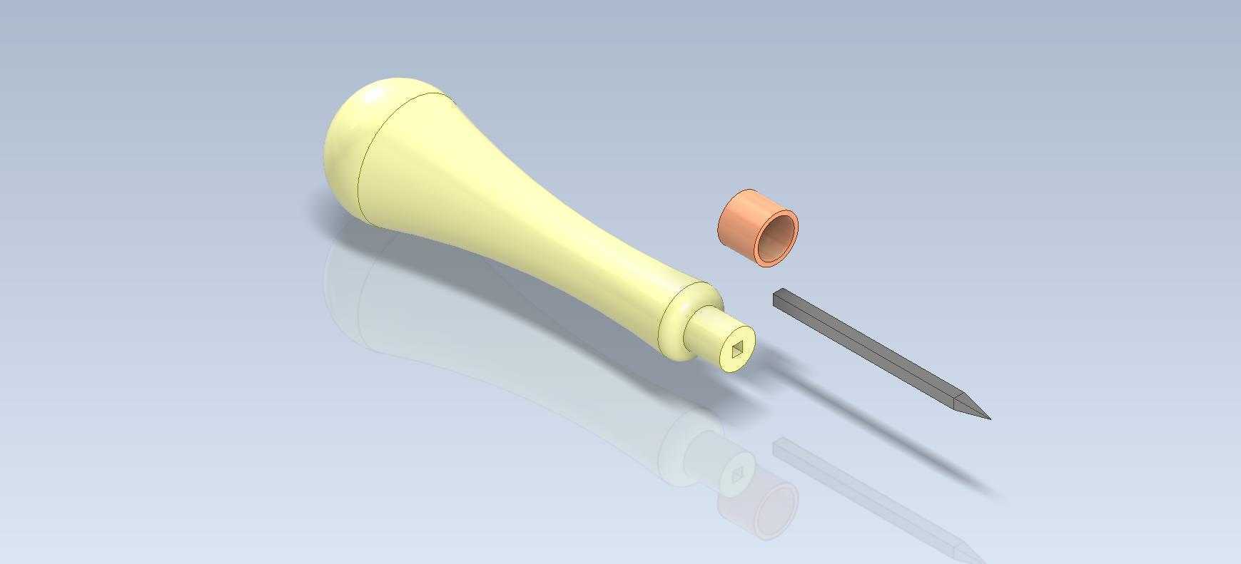 Studycadcam 3D CAD ��ϰ 1090/Ice Pick/Picahielo/Autodesk Inventor Pro
