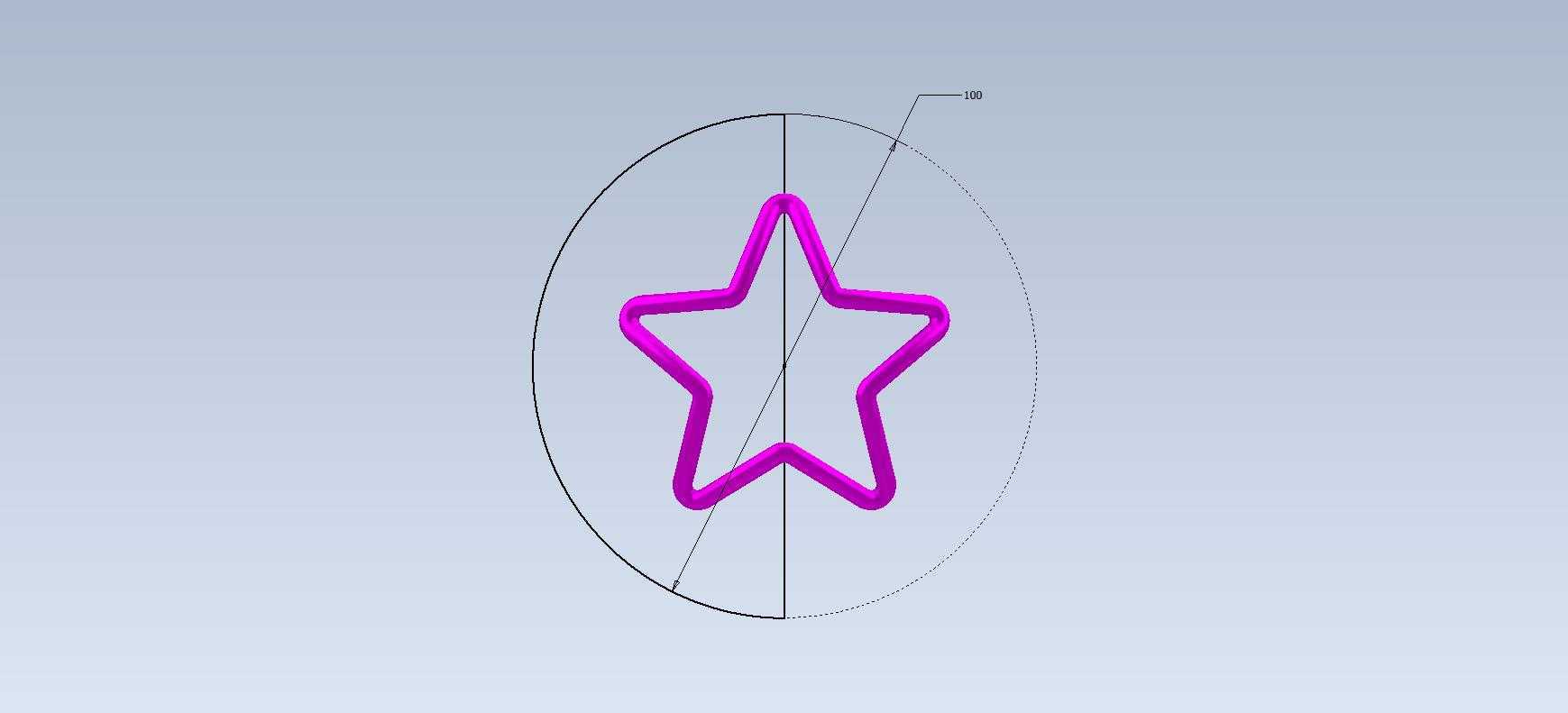 3D CAD 基础练习/ STAR/ Estrella/ Autodesk Inventor Pro