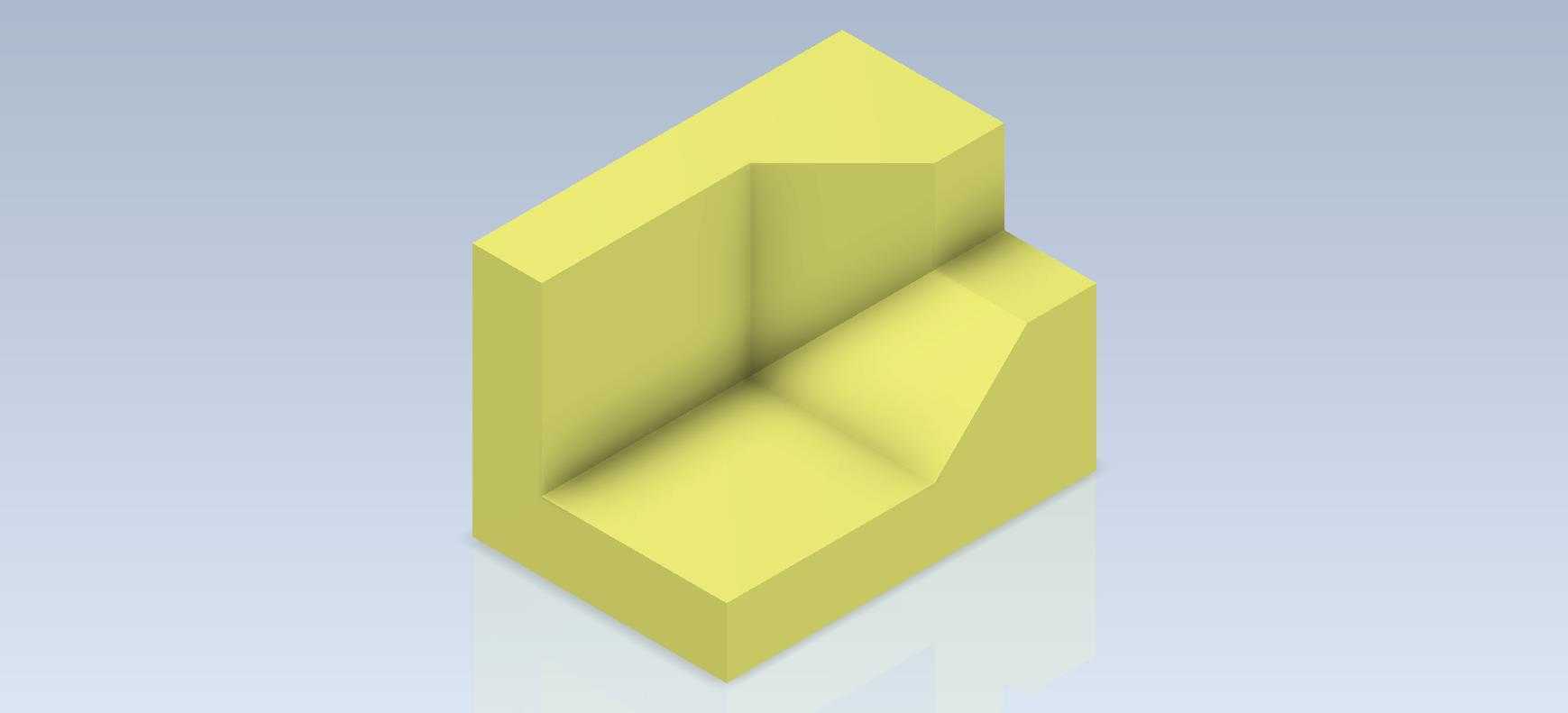 3D CAD 基础练习 001/Autodesk Inventor Pro