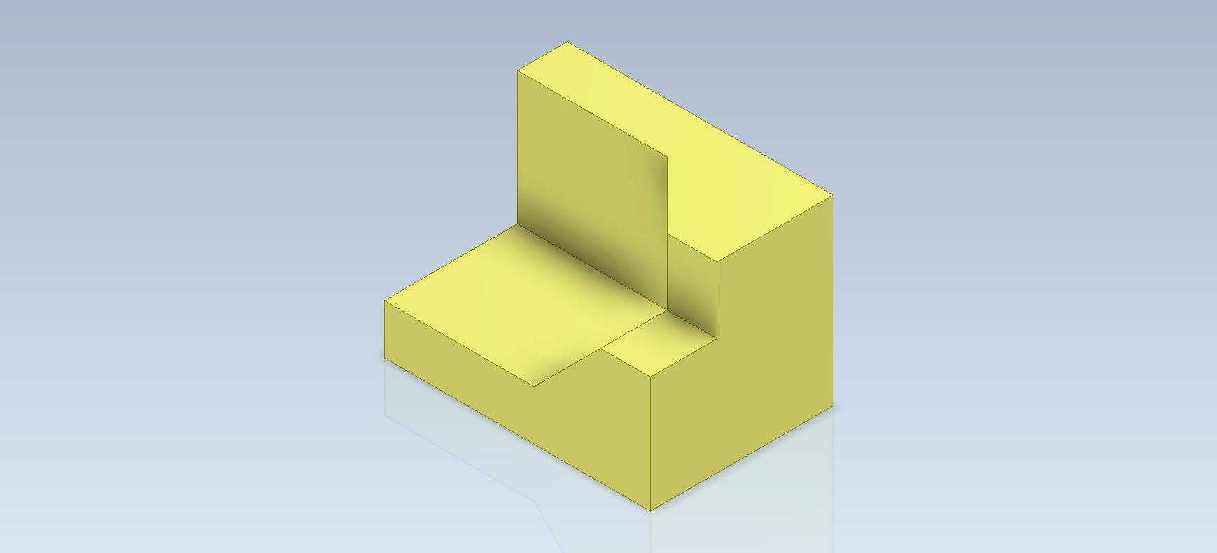 3D CAD 基础练习 001/Autodesk Inventor Pro