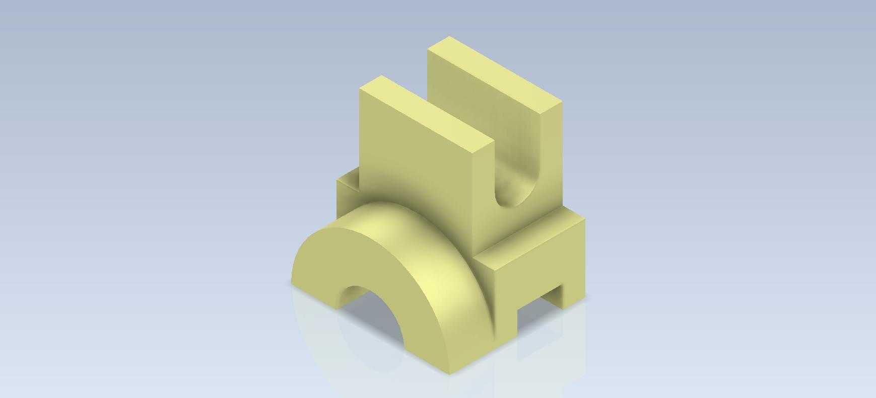 3D CAD 基础练习 011/Autodesk Inventor Pro