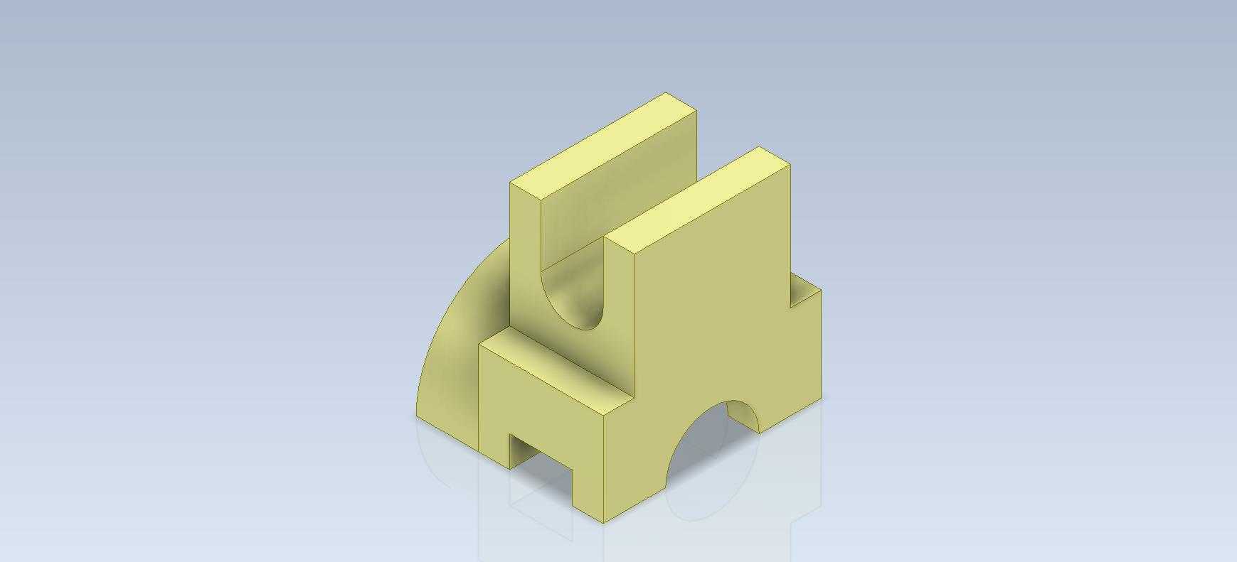 3D CAD 基础练习 011/Autodesk Inventor Pro