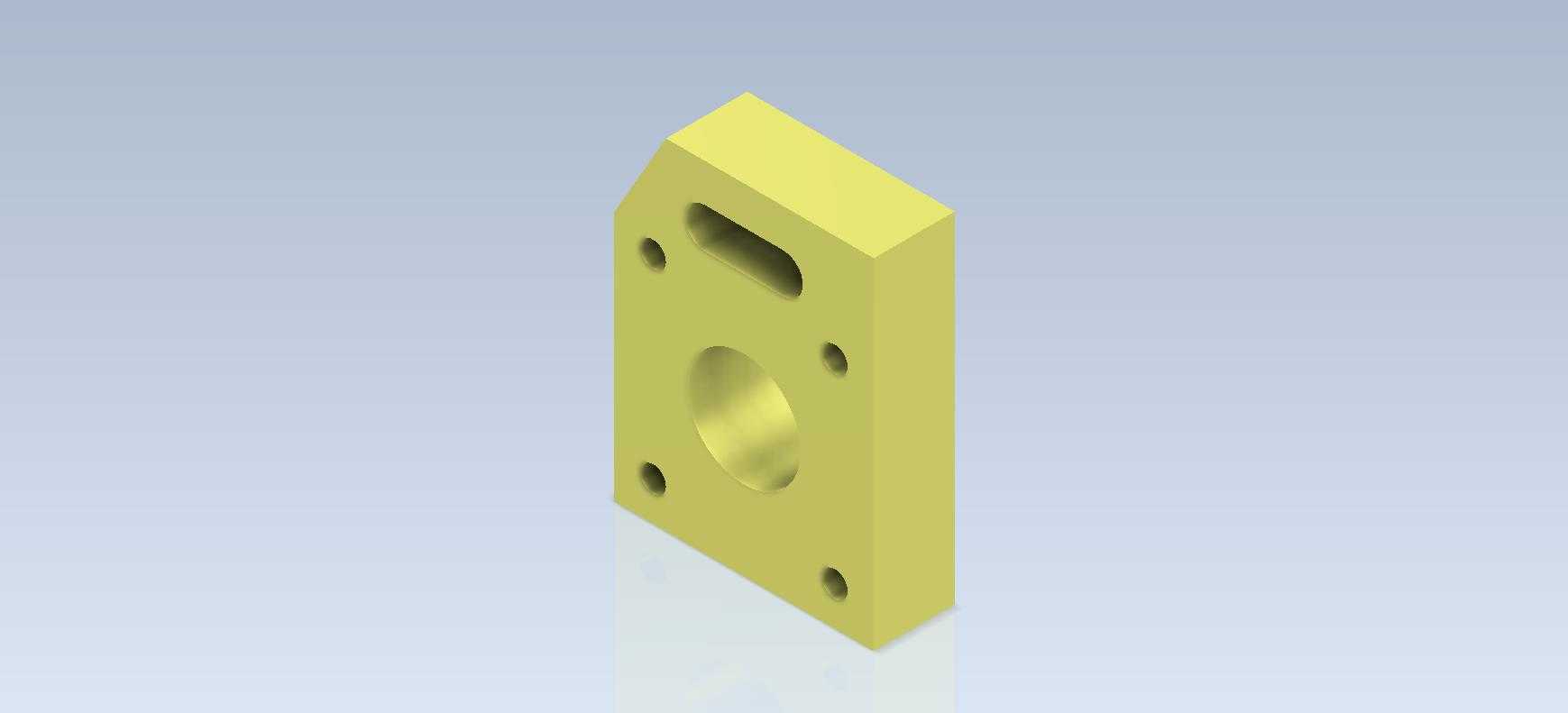 Studycadcam 3D CAD 练习 930/Spacer/Espaciador/Autodesk Inventor Pro