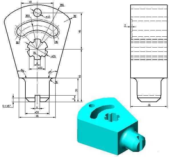 3D CAD 基础练习/Autodesk Inventor Pro