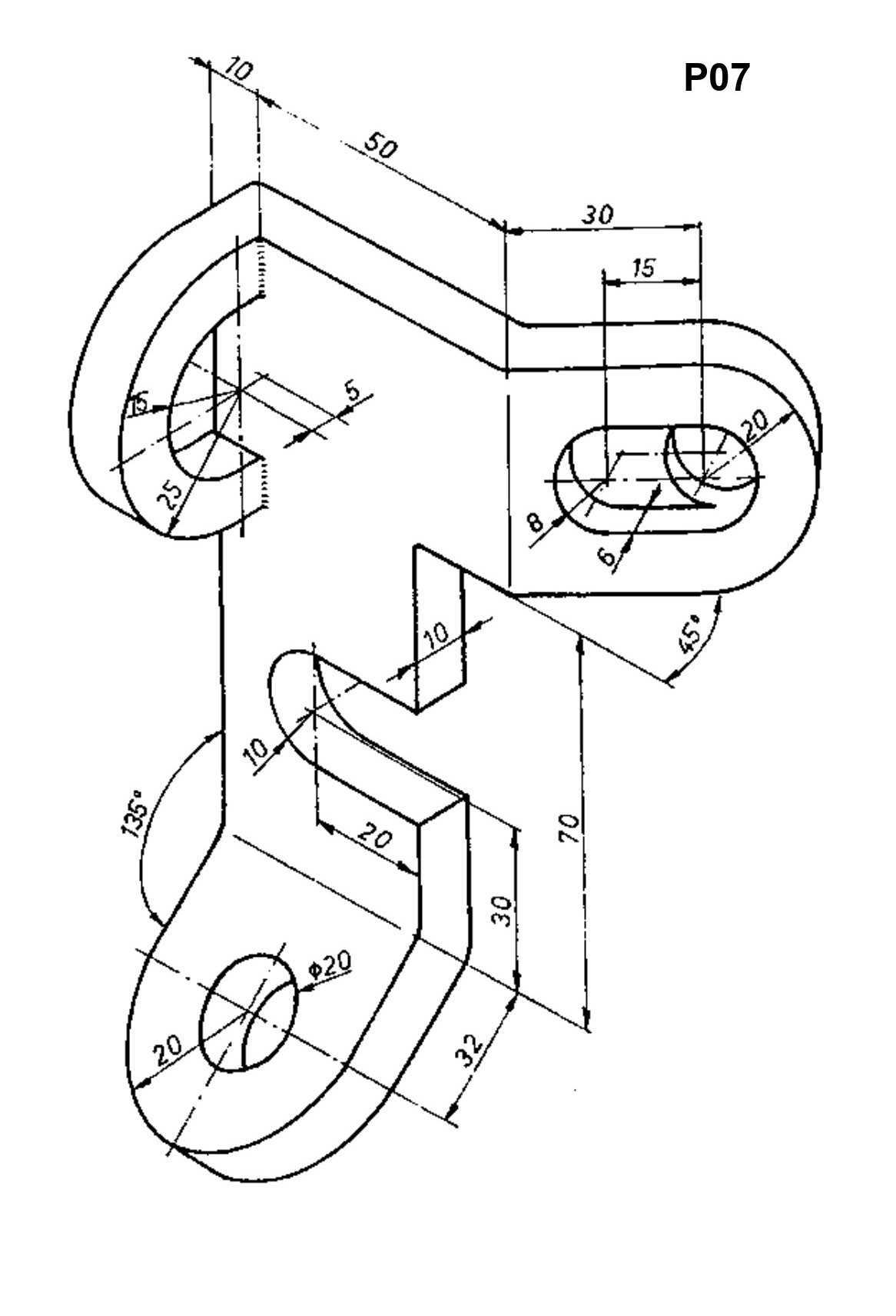 3D CAD 基本练习/支架/Soporte/Autodesk Inventor Pro