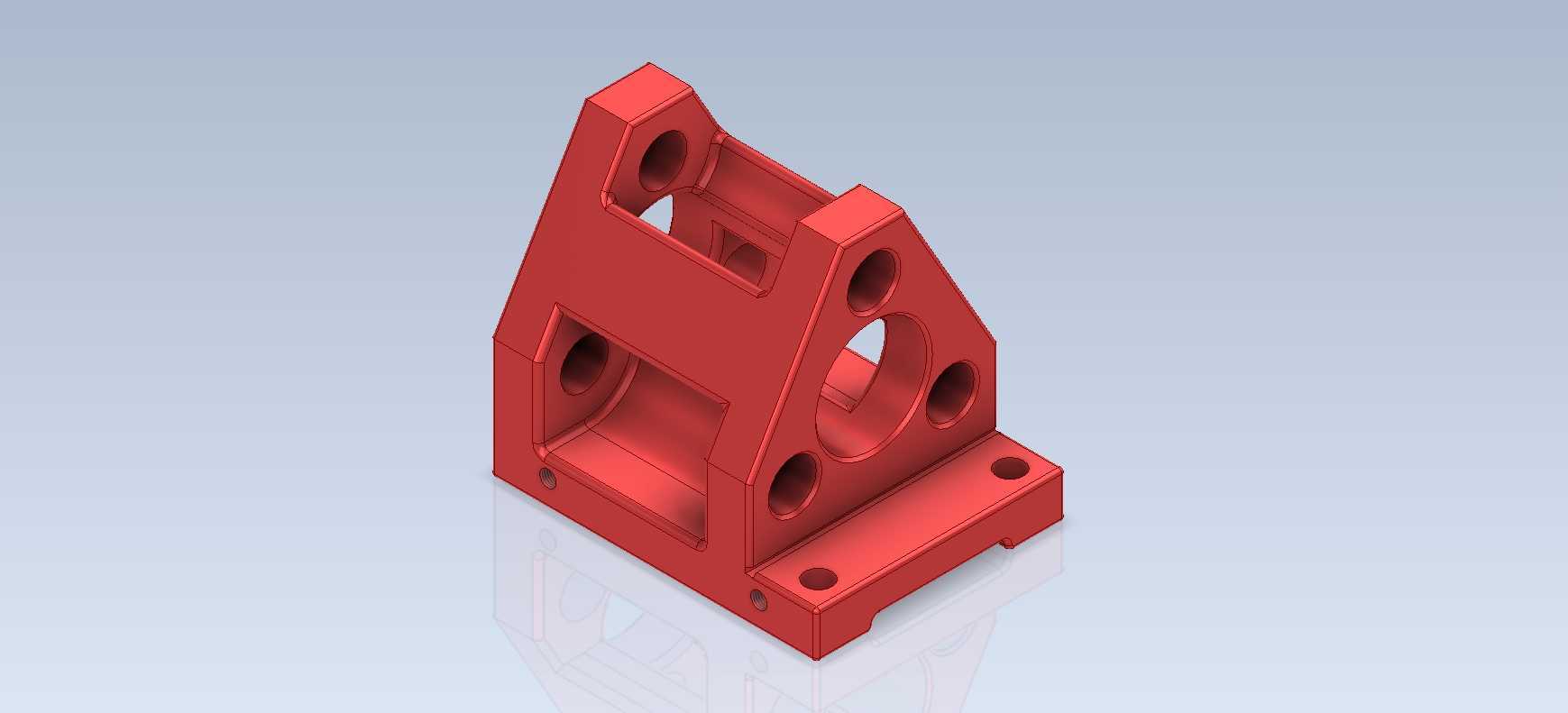 3D CAD 基本练习/轴承架/Bastidor de Rodamientos/Autodesk Inventor Pro