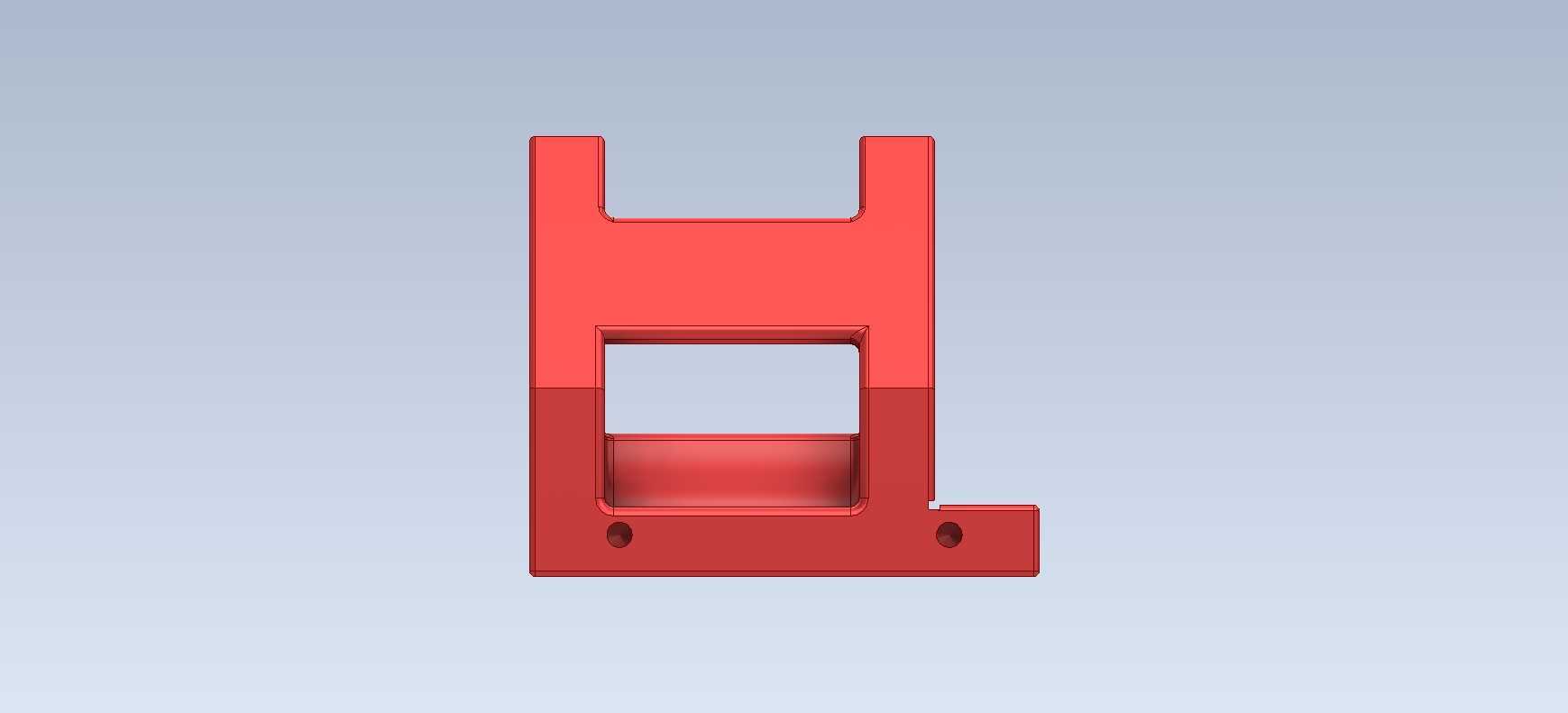 3D CAD 基本练习/轴承架/Bastidor de Rodamientos/Autodesk Inventor Pro