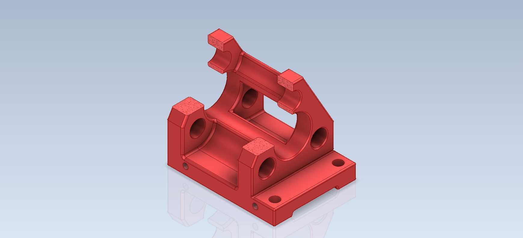3D CAD 基本练习/轴承架/Bastidor de Rodamientos/Autodesk Inventor Pro