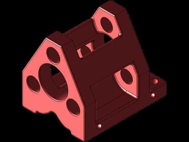 3D CAD 基本练习/轴承架/Bastidor de Rodamientos/Autodesk Inventor Pro