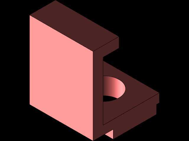3D CAD 基础练习 003/Autodesk Inventor Pro