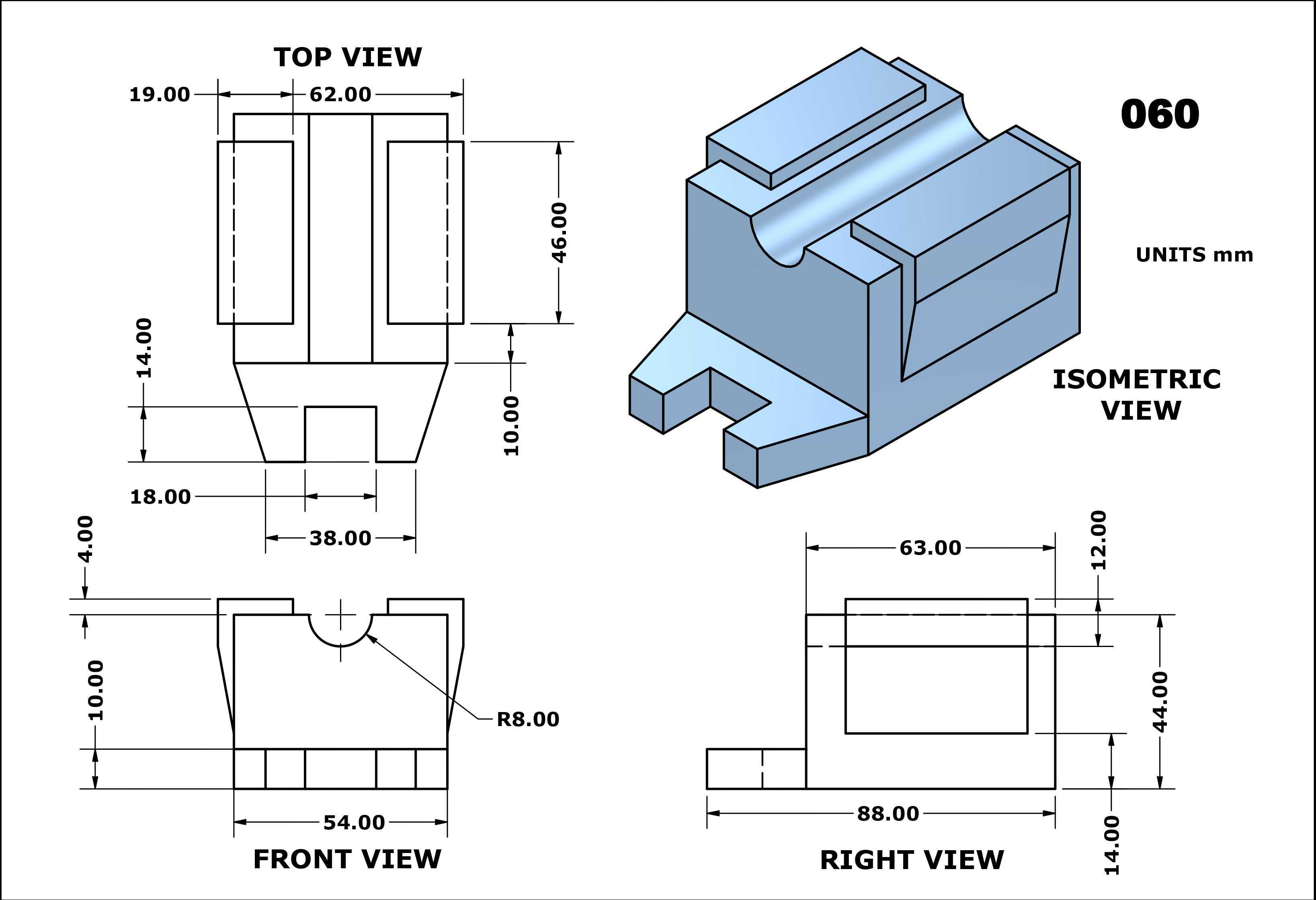 3D CAD 基本练习 060/Autodesk Inventor Pro