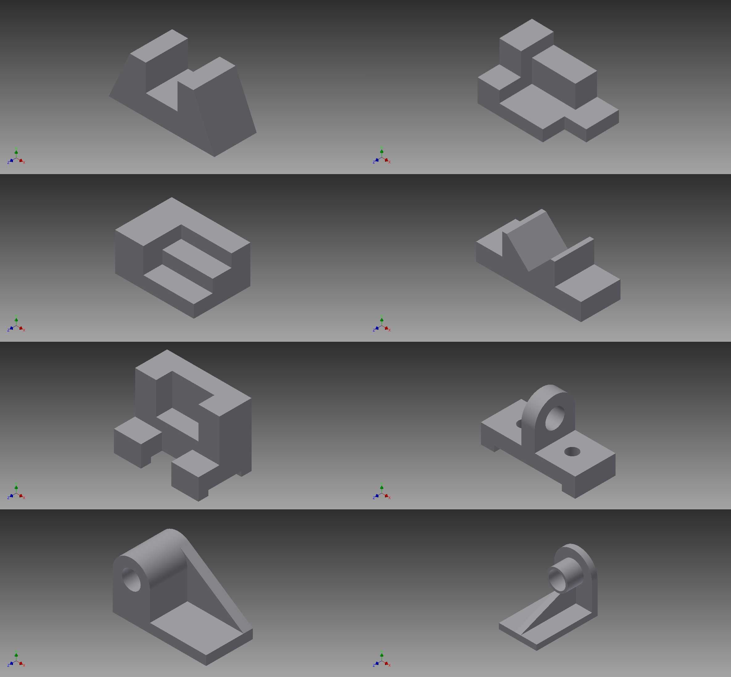 Autodesk Inventor 练习 I