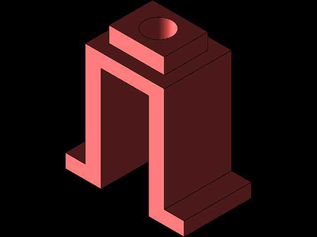 3D CAD 基础练习 004/Autodesk Inventor Pro
