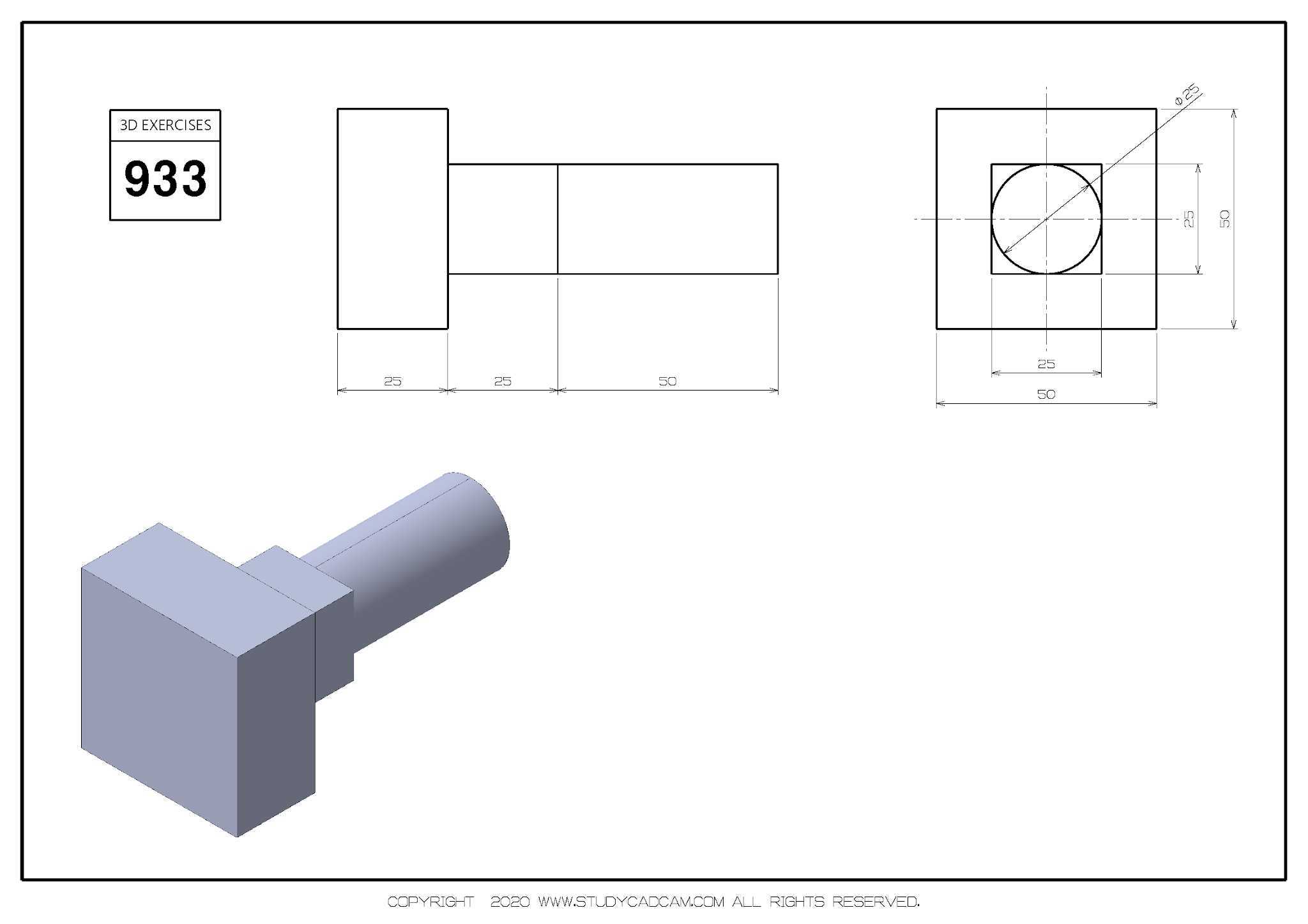 Studycadcam 3D CAD ��ϰ 933/Autodesk Inventor Pro