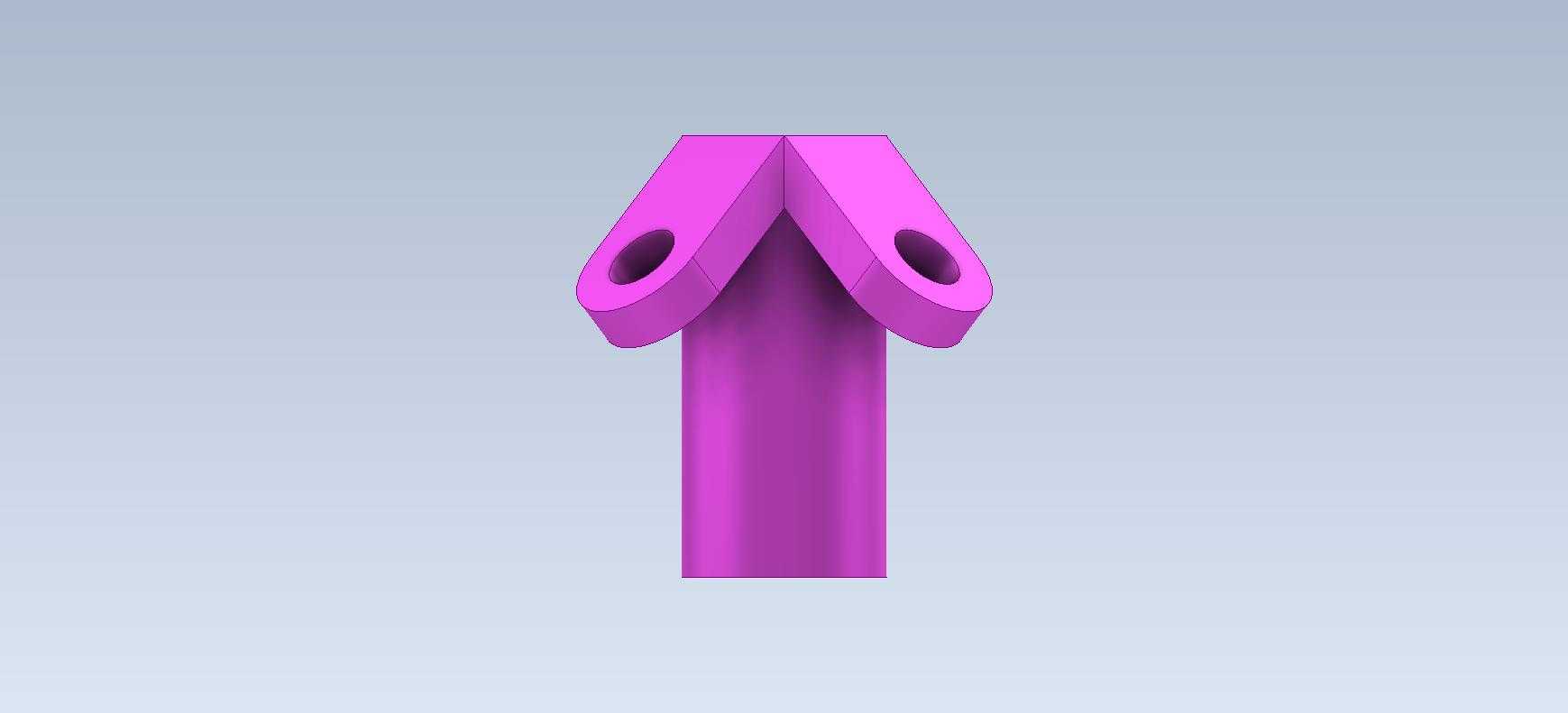 3D CAD 基础练习/双角支架/Soporte de Angulo Doble/ Autodesk Inventor Pro