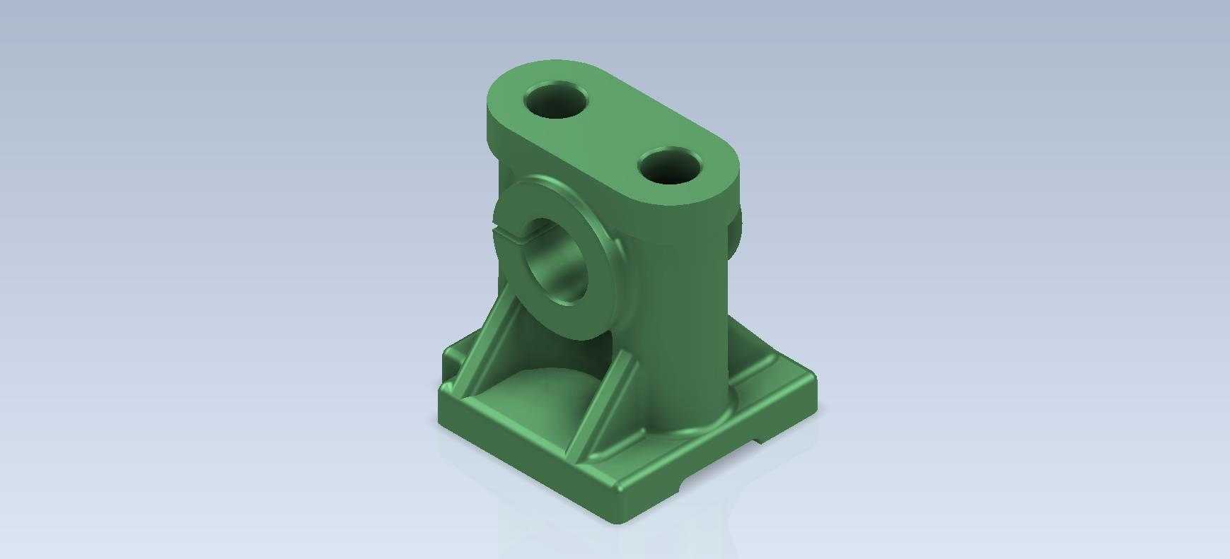 3D CAD 基本练习/摇臂轴座/Asiento de Eje de Balancín/Autodesk Inventor Pro