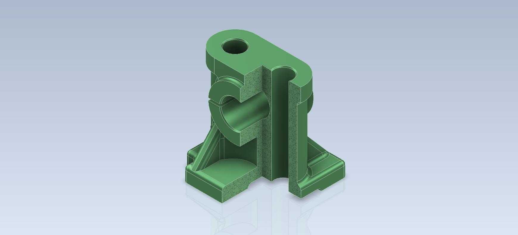 3D CAD 基本练习/摇臂轴座/Asiento de Eje de Balancín/Autodesk Inventor Pro