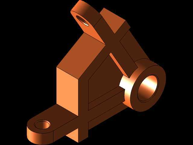 3D CAD 基本练习/径向摆动/Autodesk Inventor Pro