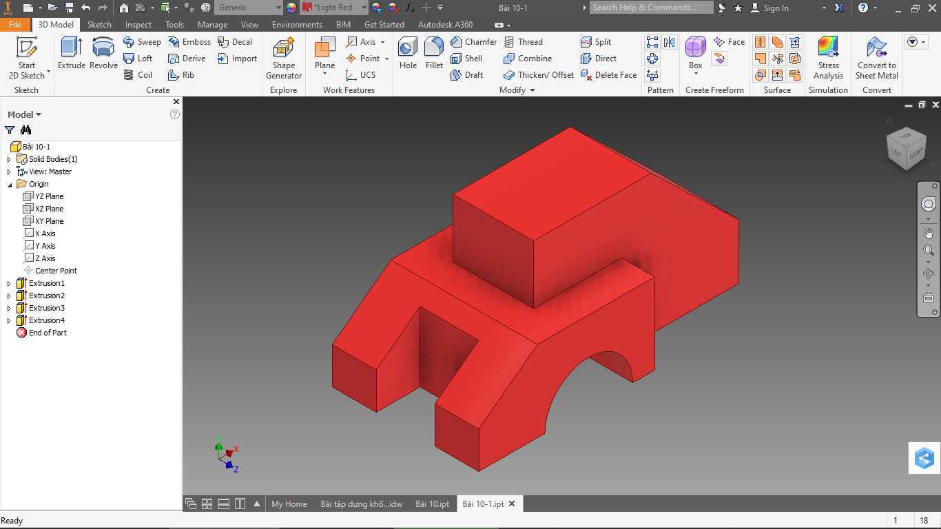Autodesk Inventor 零件 - 模型 10