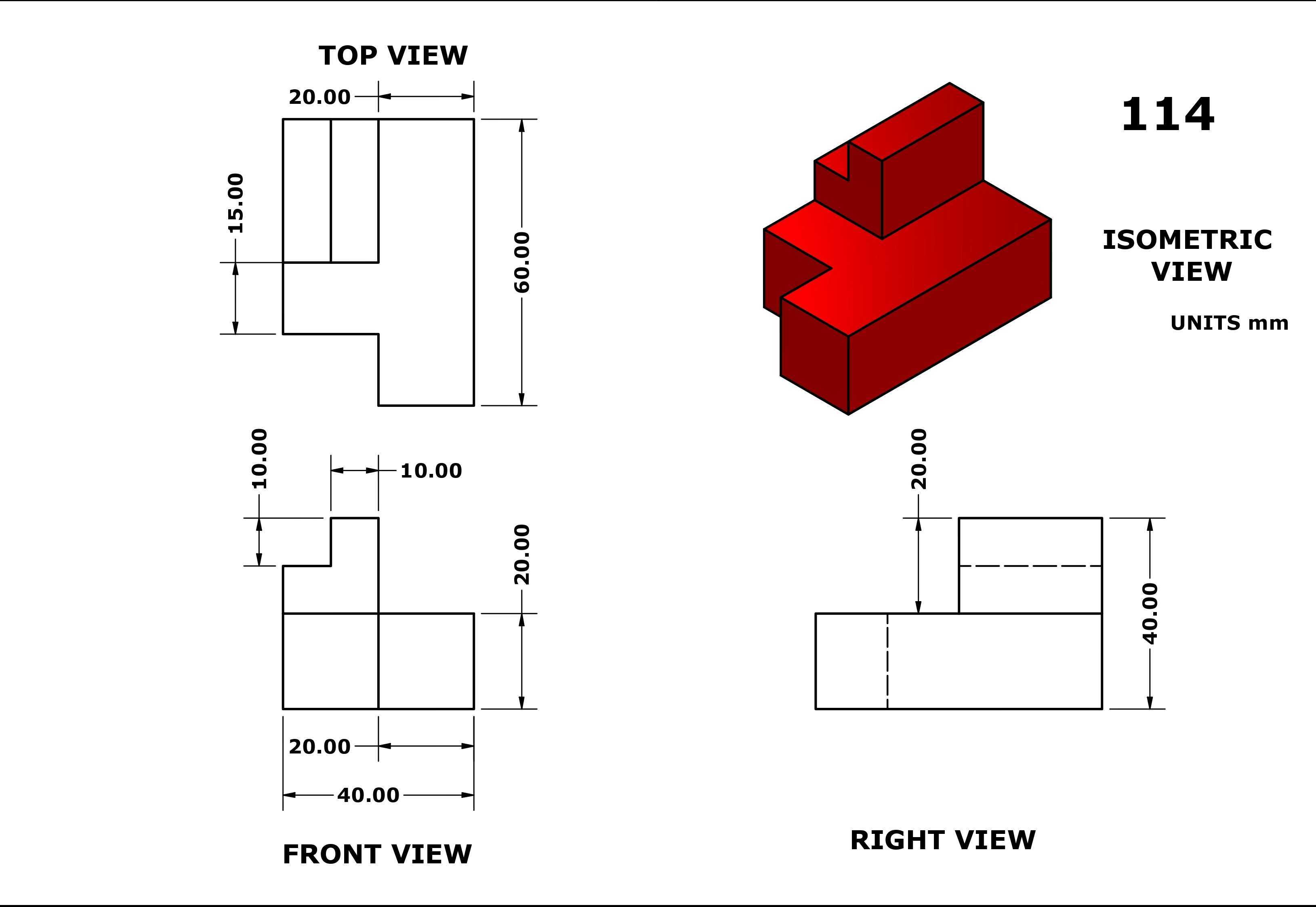 3D CAD 基本练习 114/Autodesk Inventor Pro