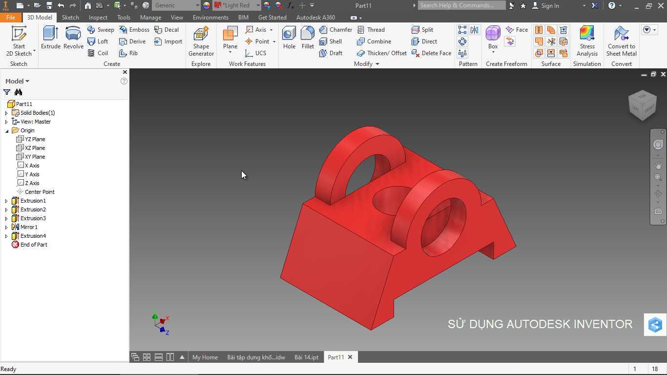 Autodesk Inventor 零件 - 模型 14