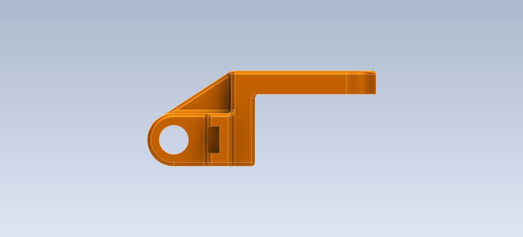 3D CAD基础练习/转向支架,摇杆导轨,T型杆架/Autodesk Inventor Pro