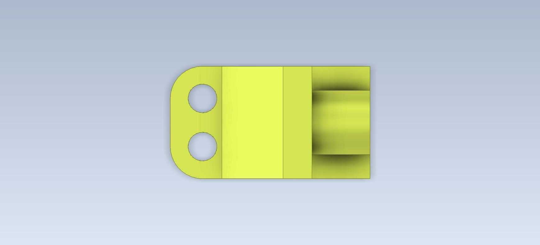 3D CAD基础练习/转向支架,摇杆导轨,T型杆架/Autodesk Inventor Pro
