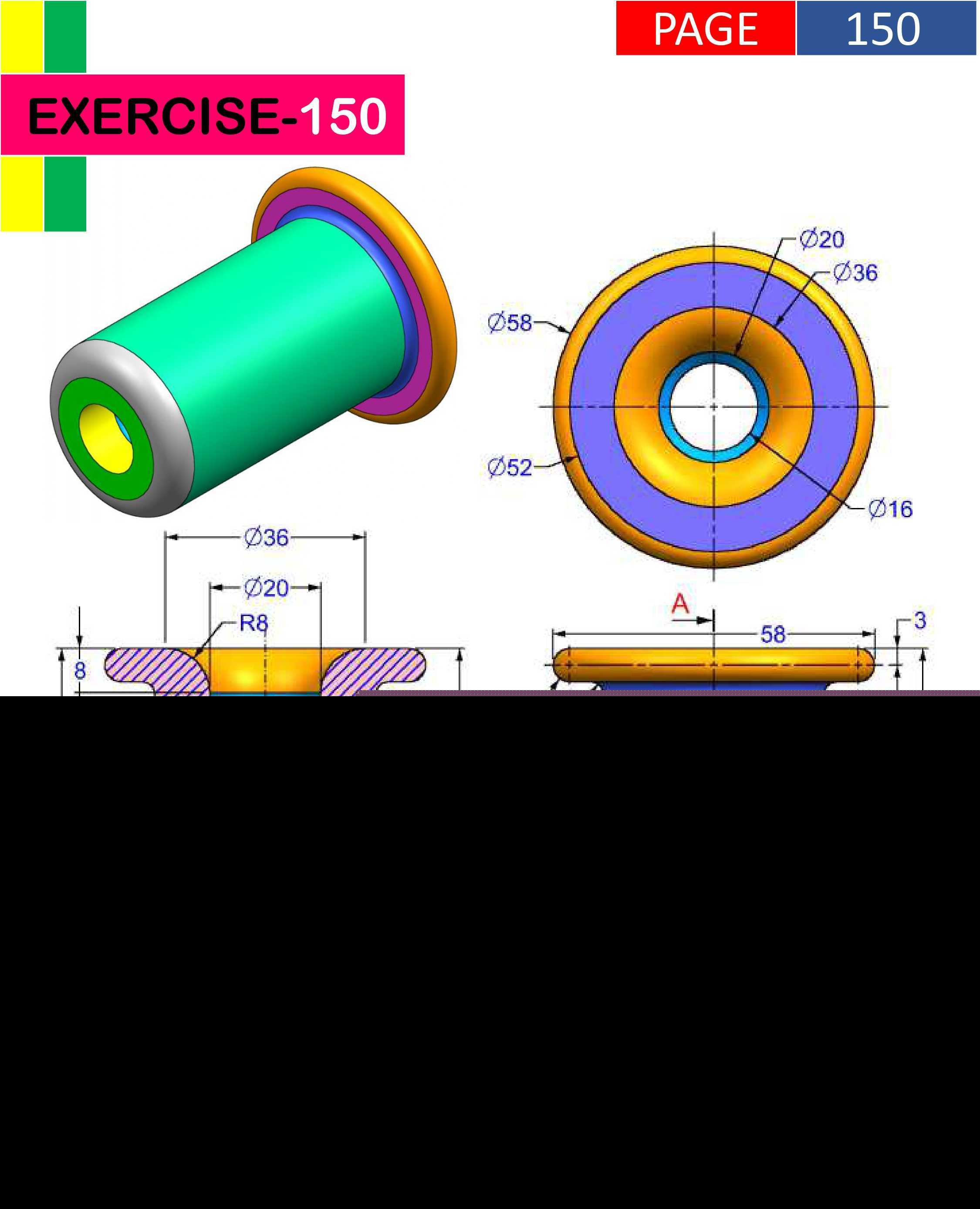 3D CAD 基本练习/150/Autodesk Inventor Pro