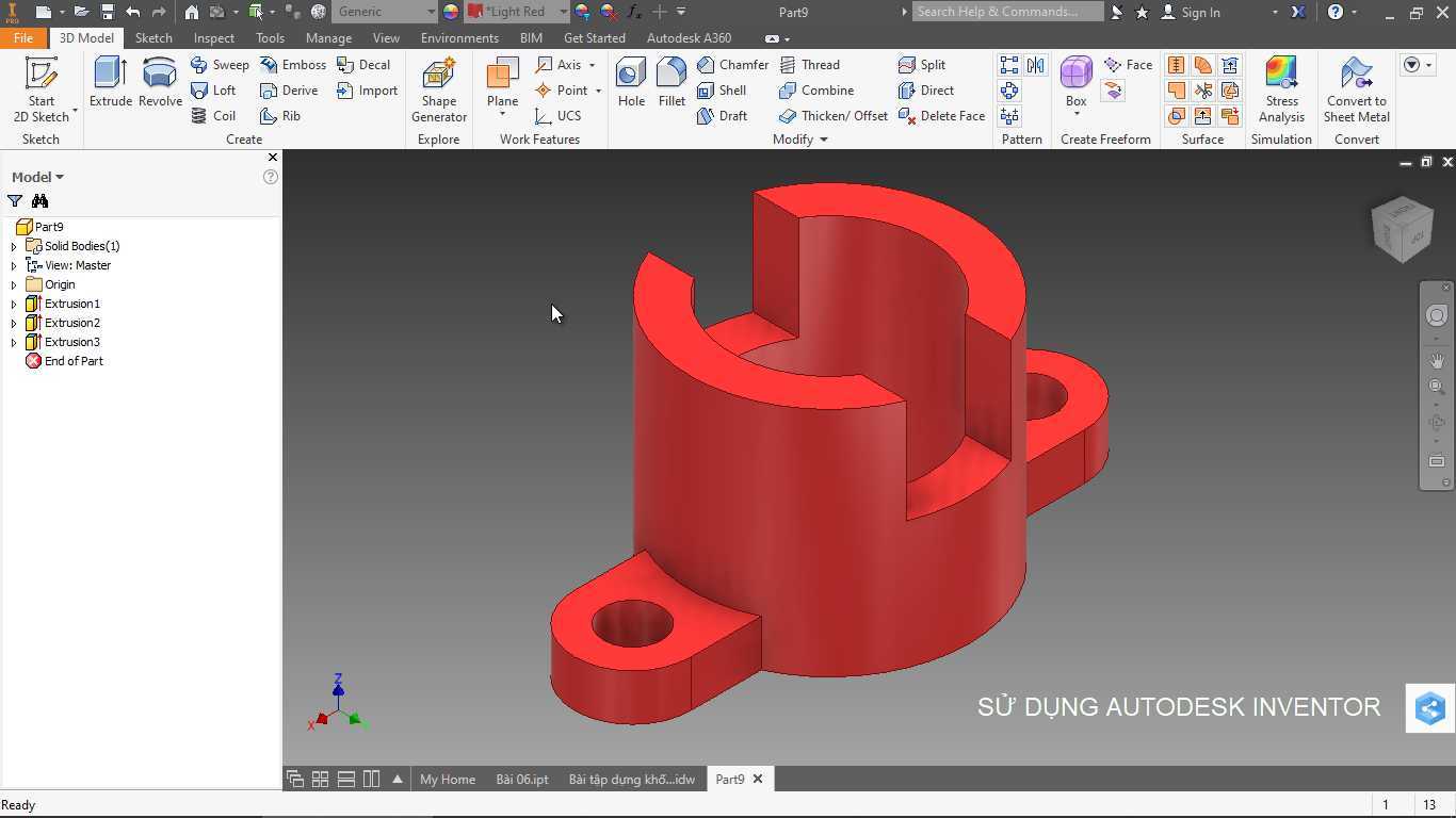 Autodesk Inventor 零件 - 型号 06