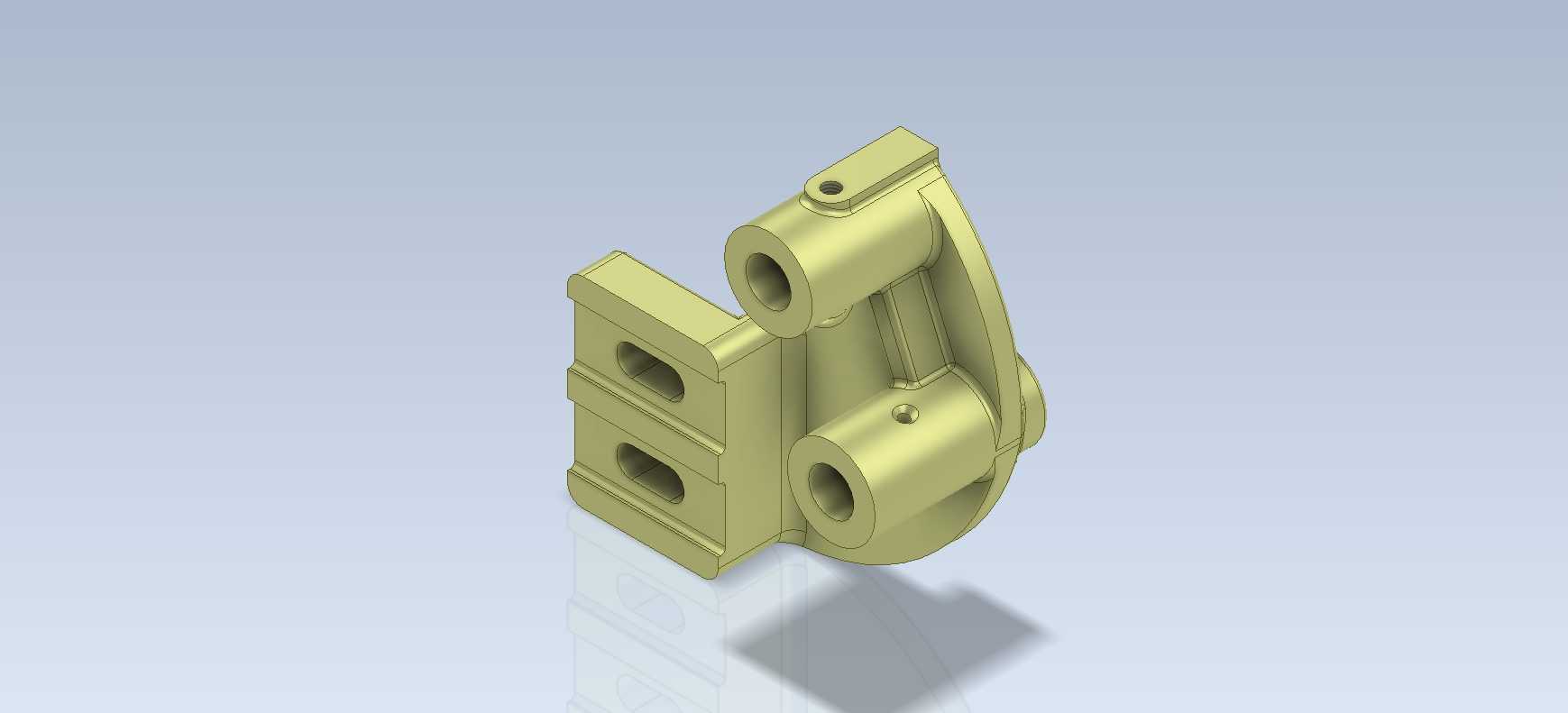 3D CAD 基本练习/支架/Autodesk Inventor Pro
