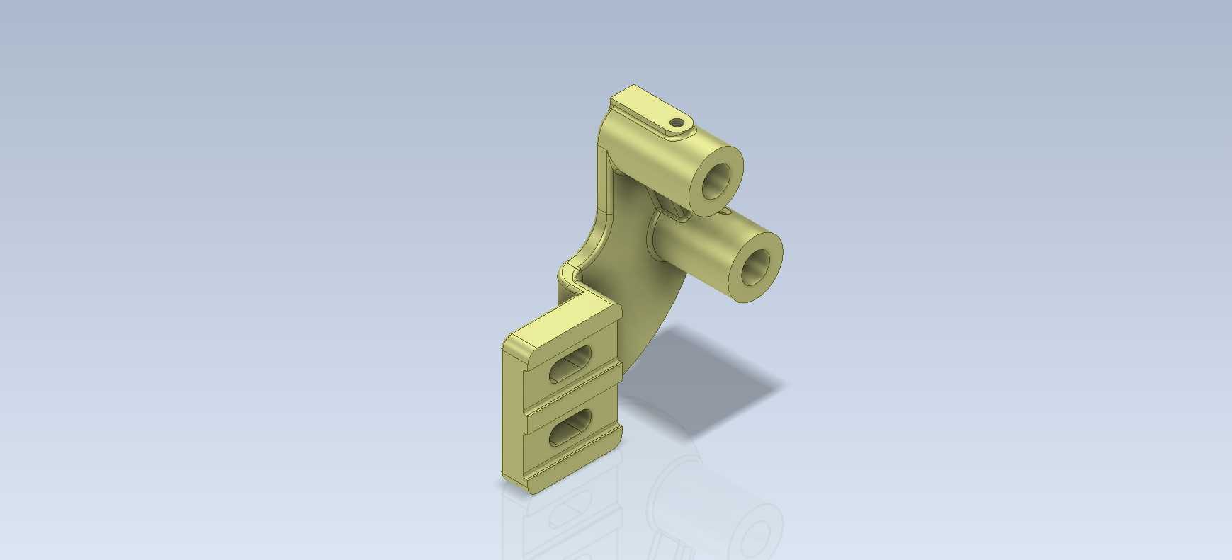 3D CAD 基本练习/支架/Autodesk Inventor Pro