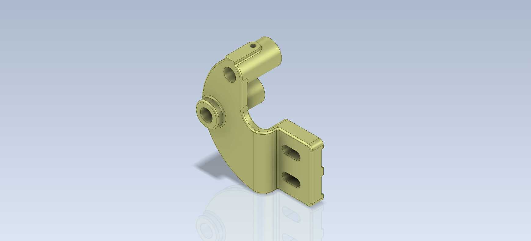 3D CAD 基本练习/支架/Autodesk Inventor Pro