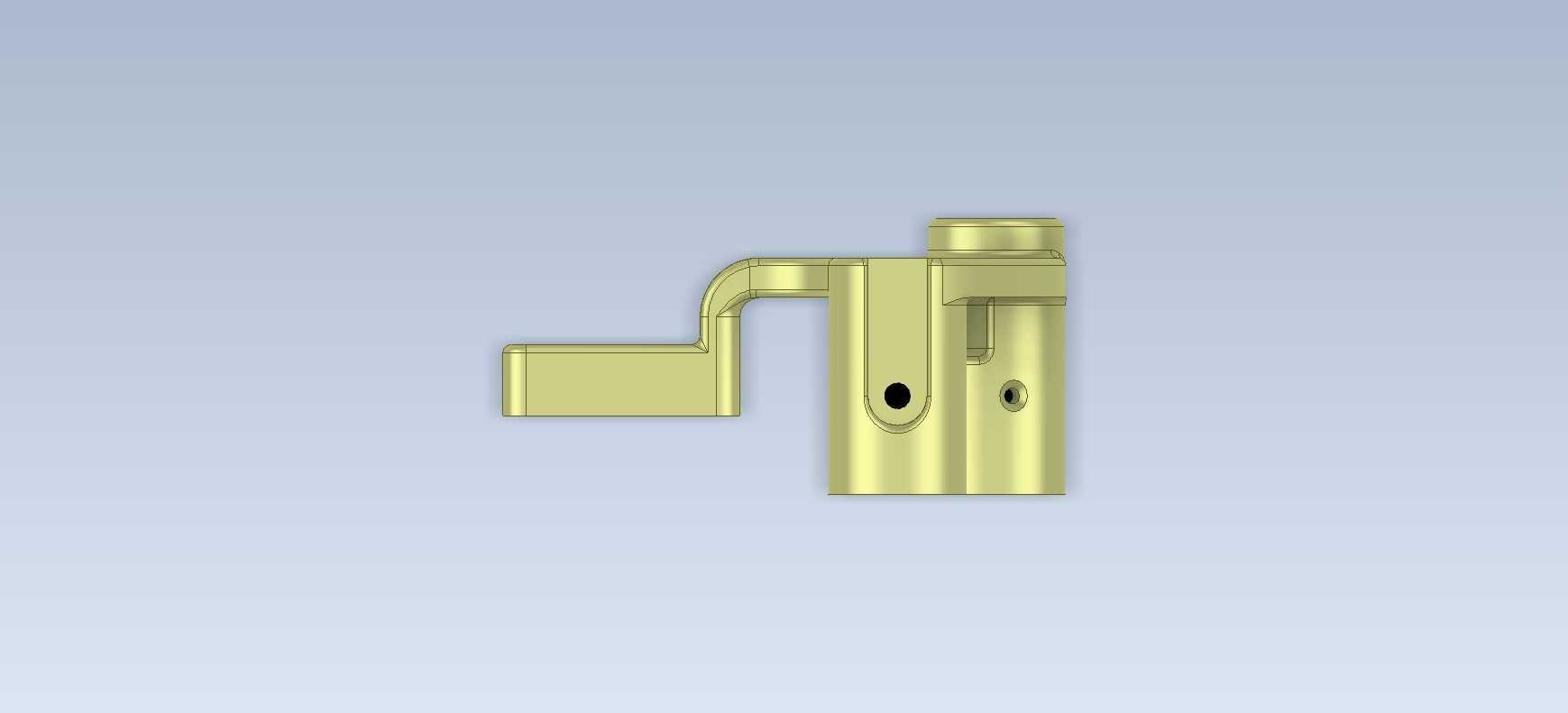 3D CAD 基本练习/支架/Autodesk Inventor Pro