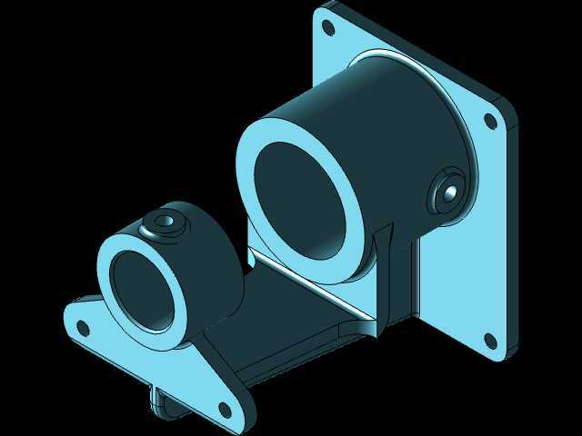 3D CAD 基本练习/车轴支架/Marco Pivotante/Autodesk Inventor Pro