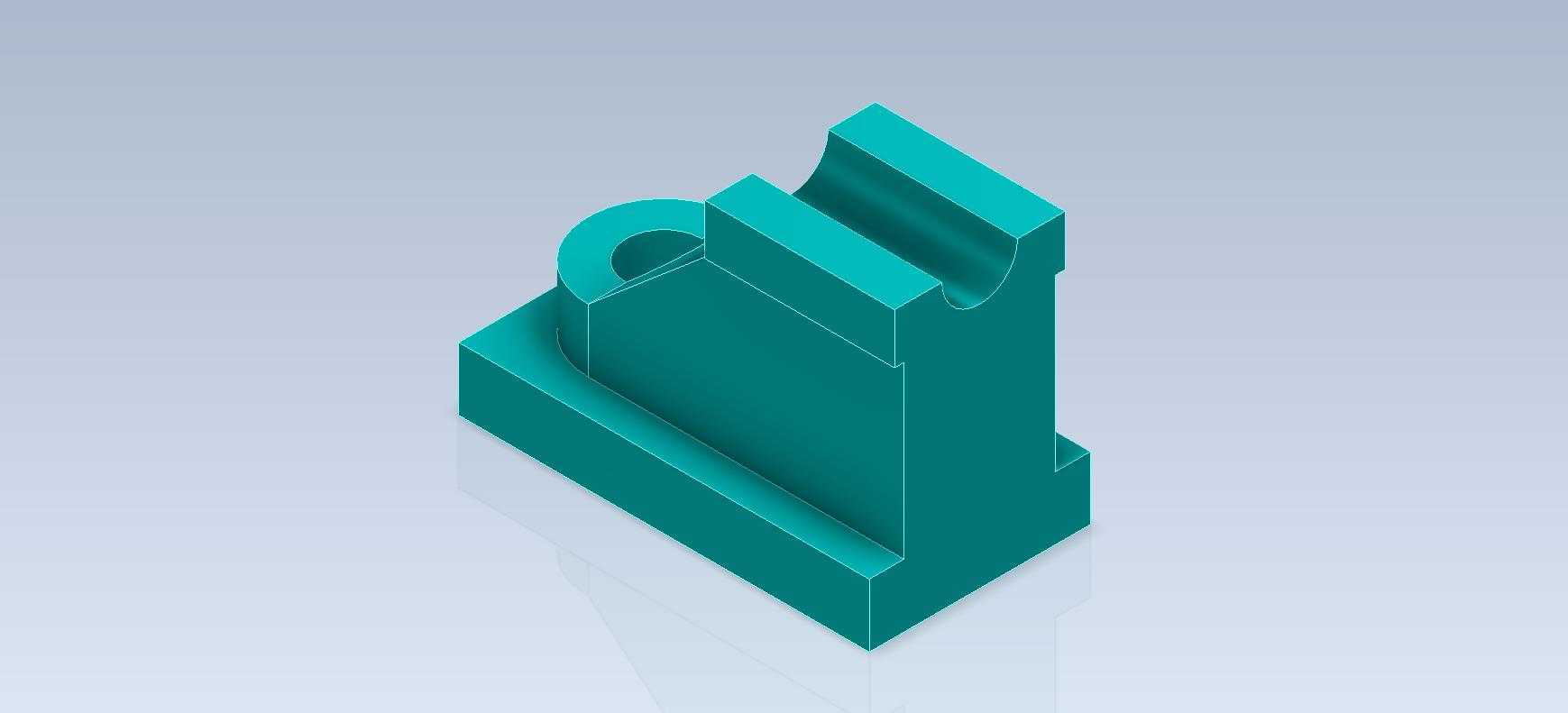 3D CAD 基本练习/双向跨度垫和支撑框架/Autodesk Inventor Pro