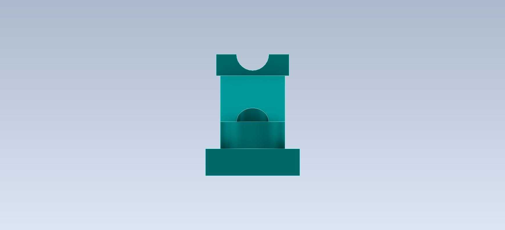 3D CAD 基本练习/双向跨度垫和支撑框架/Autodesk Inventor Pro