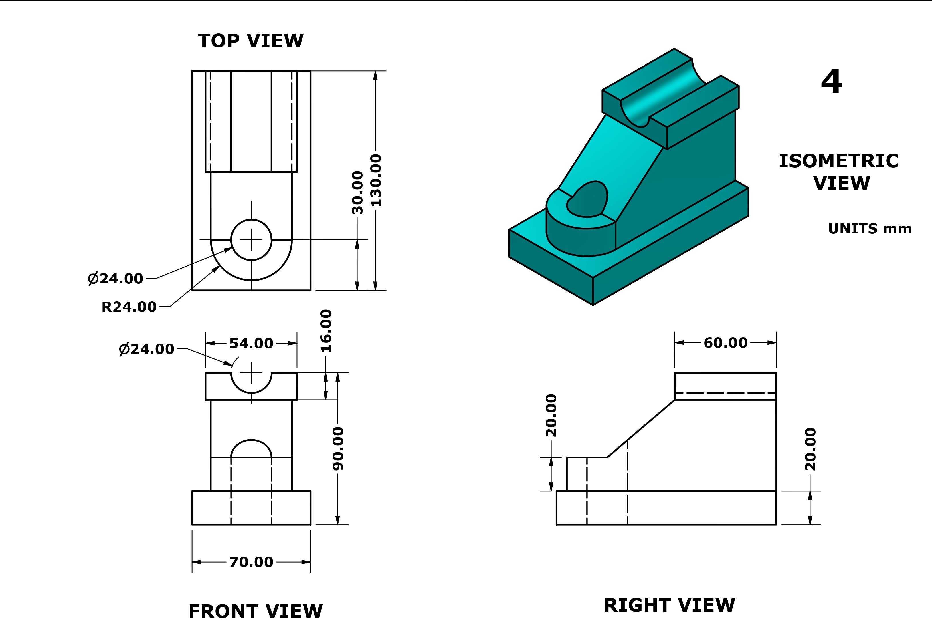 3D CAD 基本练习/双向跨度垫和支撑框架/Autodesk Inventor Pro