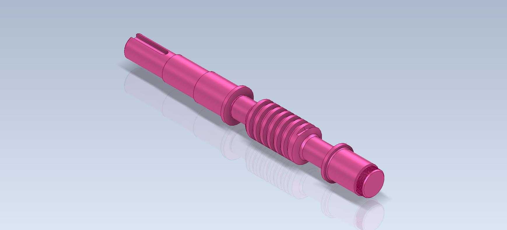 3D CAD 基本练习/Worm/Gusano/Autodesk Inventor Pro