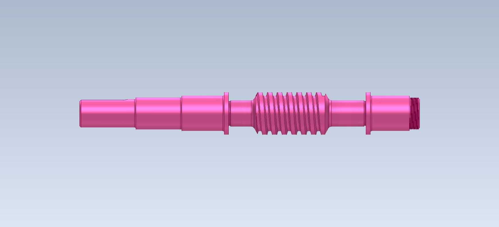 3D CAD 基本练习/Worm/Gusano/Autodesk Inventor Pro