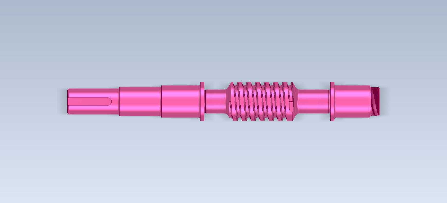 3D CAD 基本练习/Worm/Gusano/Autodesk Inventor Pro