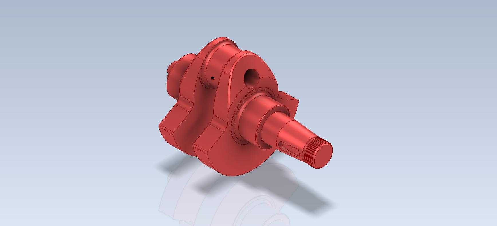 3D CAD 基本练习/单曲轴/Cigue?al/Autodesk Inventor Pro